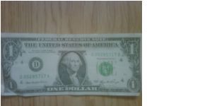United States 1 Dollar Banknote
