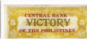 Banknote from Philippines