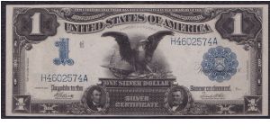 1899 $1 SILVER CERTIFICATE

**MULE**

**BLACK EAGLE**

**PCGS 58**

FR#235 Banknote