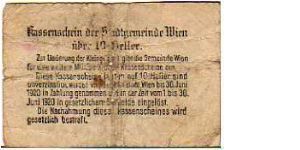 Banknote from Austria