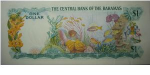 Banknote from Bahamas