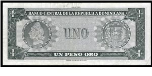 Banknote from Dominican Republic