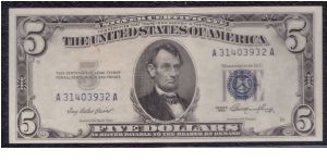 1953 $5 SILVER CERTIFICATE

**PCGS 65 PPQ**

**GEM NEW** Banknote