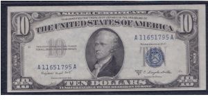 1953 B $10 SILVER CERTIFCATE

**PMG 64 EPQ**

**CH CU** Banknote