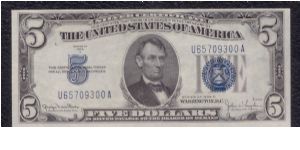 1934 D WIDE II $5 SILVER CERTIFICATE

**PCGS 63 PPQ**

**CH NEW**

**THE RICKEY COLLECTION** Banknote