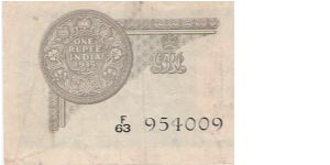 Banknote from India