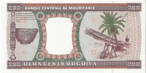 Banknote from Mauritania