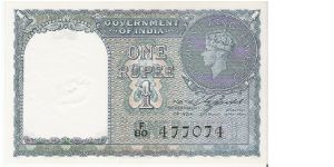 1 Rupee British India, King George VIth, Brilliant Gem. Banknote