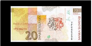 Banknote from Slovenia