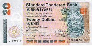 20 dollars Standard Chartered Banknote