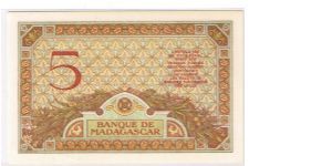 Banknote from Madagascar