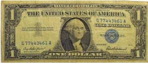 One Dollar Silver Certificate Banknote