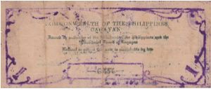 Banknote from Philippines