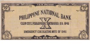 Banknote from Philippines