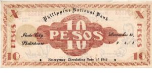 Banknote from Philippines