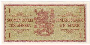 Banknote from Finland