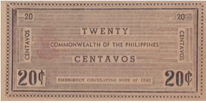 Banknote from Philippines