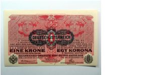 Austria 1 Krone Banknote