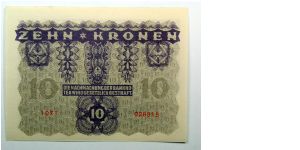 Banknote from Austria