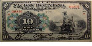 10 Bolivianos Banknote