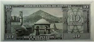 Banknote from Bolivia