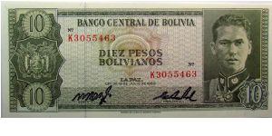 10 Bolivianos Banknote