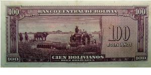 Banknote from Bolivia