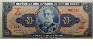 20 Cruzeiros Banknote