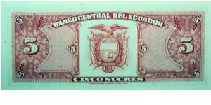 Banknote from Ecuador