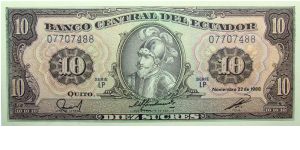 10 Sucres Banknote