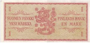 Banknote from Finland