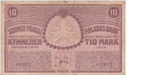 Finland 10 markkaa 1909 (1?-1)-(1) Banknote