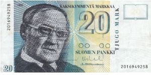 Finland 20 markkaa 1993 (1+) Banknote