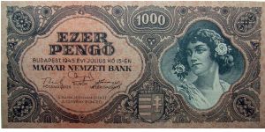 1000 Pengo Banknote