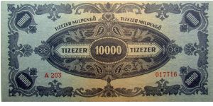 Banknote from Hungary