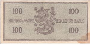 Banknote from Finland