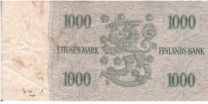 Banknote from Finland