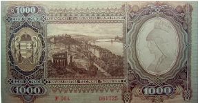 Banknote from Hungary