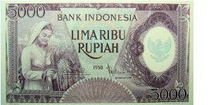 5000 Rupiah Banknote