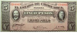 5 Pesos Banknote