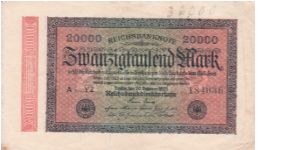 Banknote from Germany