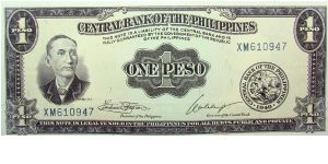 1 Peso Banknote