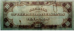 Banknote from Philippines