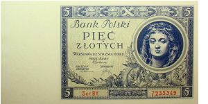 5 Zlotych Banknote