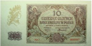 10 Zlotych Banknote