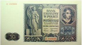 50 Zlotych Banknote