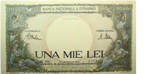 1000 Lei Banknote