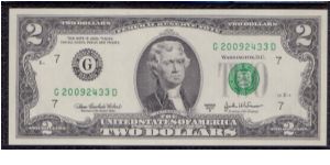 2003 A $2 CHICAGO FRN

**2009 NOTE**

**BEP ISSUE** Banknote