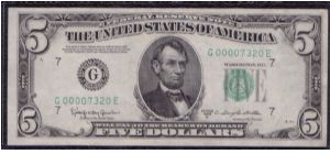 1950 D $5 CHICAGO FRN 

**4 DIGIT SERIAL** Banknote