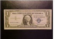 Here is a nice series 1957 $1 silver certificate autographed by comedian and TV star Danny Thomas! Banknote